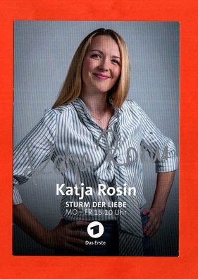 Katja Rosin (Sturm der Liebe ) - persönlich signiert