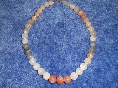 Perlenkette mit Glasperlen - 45cm lang
