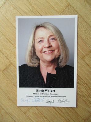 MdB Die Linke Birgit Wöllert - handsigniertes Autogramm!!!
