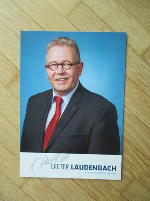 Thüringen MdL AfD Politiker Dieter Laudenbach - handsigniertes Autogramm!!!