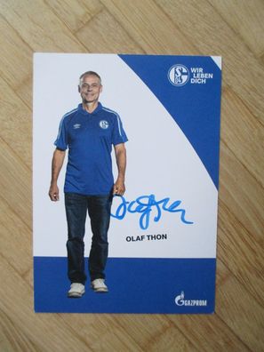 Weltmeister 1990 & FC Schalke 04 - Olaf Thon - handsigniertes Autogramm!!