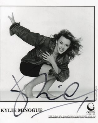 Kylie Minogue Autogramm Großfoto