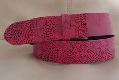 Umjubelt Damen Gürtel "Gobi-Gecko pink" Leder Größe 80 85 90 95 100 extra soft