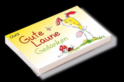 Kärtchenbox, Oups-Kärtchenbox „Gute Laune Gedanken“