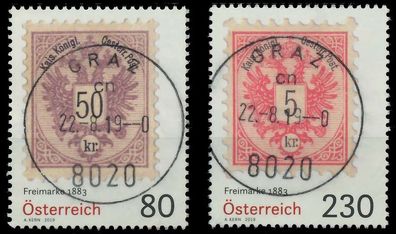 Österreich 2019 Nr 3468-3469 zentrisch gestempelt X1F1362