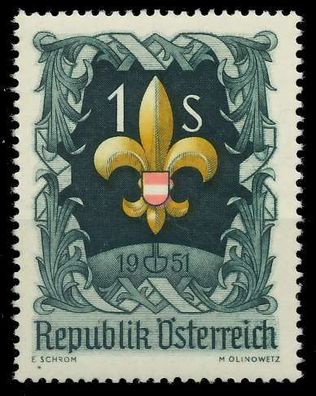 Österreich 1951 Nr 966 postfrisch X1F54B2