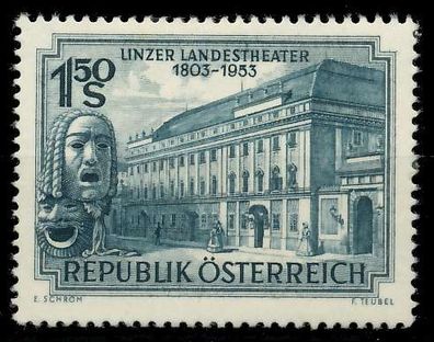 Österreich 1953 Nr 988 postfrisch X1F552E
