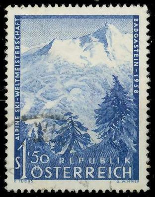 Österreich 1958 Nr 1040 gestempelt X1F56A2