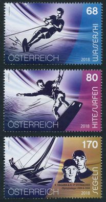 Österreich 2018 Nr 3396-3398 gestempelt X1F9312