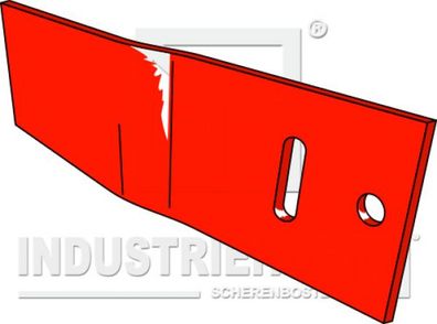 Streichblech-Verlängerung - rechts 34.0138-H4 zu Pflugkörper Typ H4 (Kuhn)