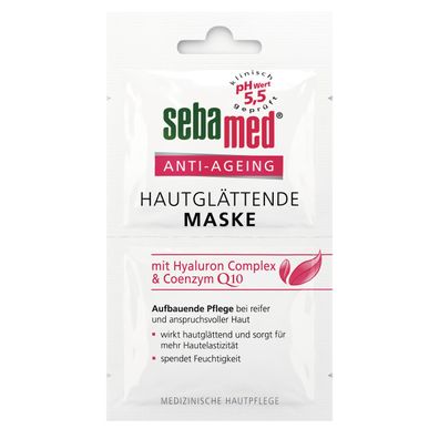 Sebamed Hautglättende Maske Anti Agein mit Hyaluron Complex 2x5ml