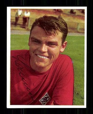 Herbert Laumen Bor. Mönchengladbach Sicker SB 1966-67 Orig. Sign + A 64791