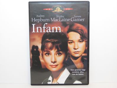 Infam - Audrey Hepburn - Shirley MacLaine - James Garner - DVD