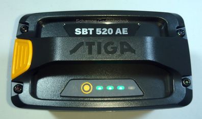 Original Stiga Akku/ Batterie SBT 520 AE 2 Ah
