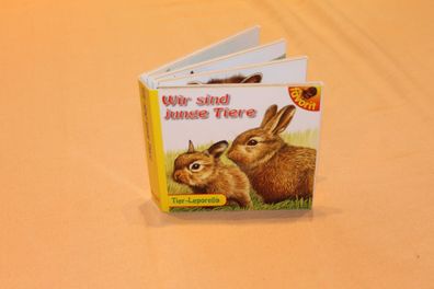 Tier-Leporellos: Wird sind junge Tiere - Bilderbuch - favorit Verlag