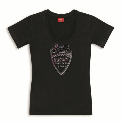 DUCATI Damen T-Shirt Graphic Art - Shield NEU Damen-Shirt