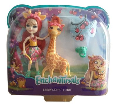 Mattel Enchantimals FKY74 Themenpack Gillian Giraffe, Spiel, Bunt