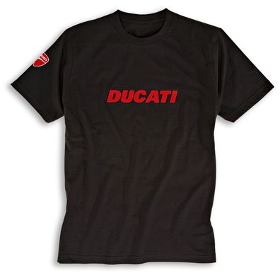 DUCATI T-Shirt Ducatiana 2 schwarz Logo Shirt Herren NEU + original