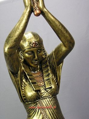 Ägyptische Ägypten Maat Isis Wache Lampe Leuchte Figur Dekofigur Deko Skulptur