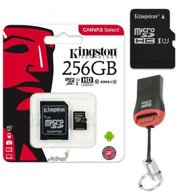 Speicherkarte Kingston Für Fairphone 3 Micro SD Card SDXS Canvas 8 - 256 GB