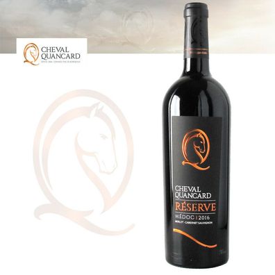 Wein Bordeaux Cheval Quancard Reserve Medoc (€19,87/ L.) Inhalt 750 ml 1 Flasche