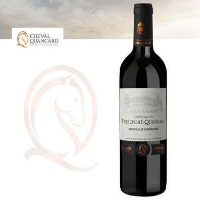 Wein Bordeaux Château de Terrefort Quancard (€19,87/ L.) Inhalt 750ml - 1 Flasche