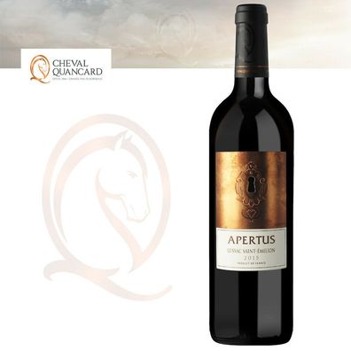 Wein Bordeaux Apertus Lussac Saint Émilion 2015 (€22,53/ L) 750ml 1 Flasche * TOP
