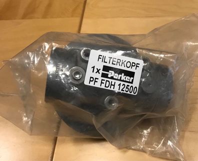 Filterkopf Hydraulikfilter Ölfilter Filteranschluß 1 1/2"-16 UNF Rohr 1 1/4 NPT
