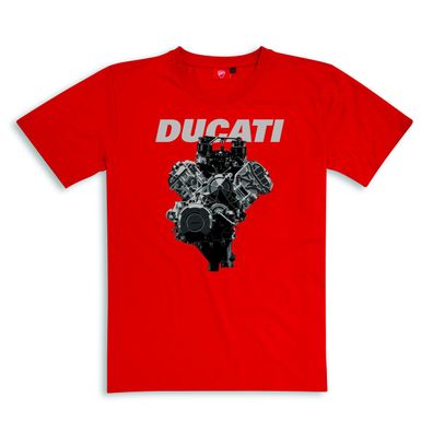 Original DUCATI T-Shirt Desmo 4 V4 Panigale Shirt Kurzarm NEU