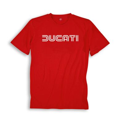 Original Ducati Graphics Ducatiana 80´S T-SHIRT Retro Shirt kurzarm rot
