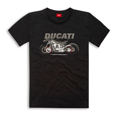 Original Ducati Shades T-SHIRT Shirt schwarz NEU