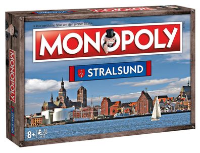 Monopoly Stralsund Stadt City Edition Gesellschaftsspiel Brettspiel Spiel
