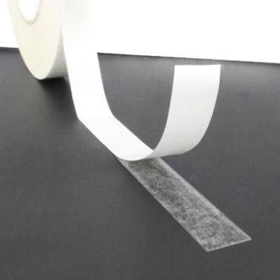 Abreisbares Vlies­klebeband - 9 mm Breite - weißes Trägerpapier