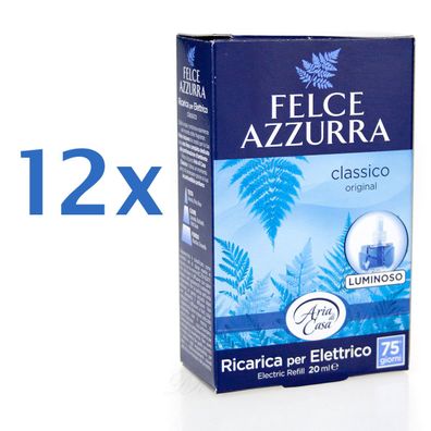 Paglieri Felce Azzurra Aria di Casa Talco classico refill 12x 20 ml