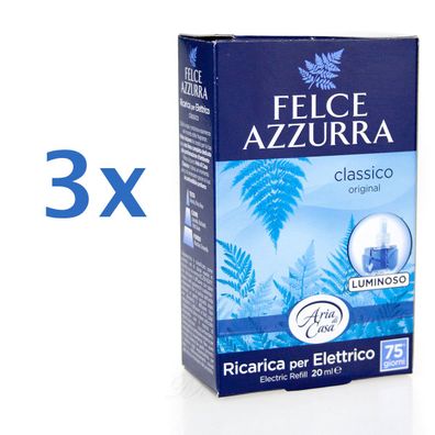 Paglieri Felce Azzurra Aria di Casa Talco classico refill 3x 20 ml