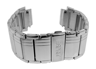Esprit Marlox | Uhrenarmband Edelstahl silbern glänzend ES102072