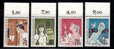1960 Berliner Kinder MiNr. 193-96, Oberrand-Satz, postfrisch
