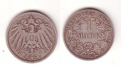 1 Mark Silber Münze Deutschland Kaiserreich 1893 A (109549)