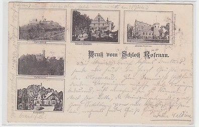 64003 Mehrbild Ak Gruß vom Schloß Rosenau 1896