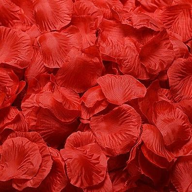 NEU 100 Rosenblätter Blüten rot Hochzeit Dekoration Deko Streuartikel Deko