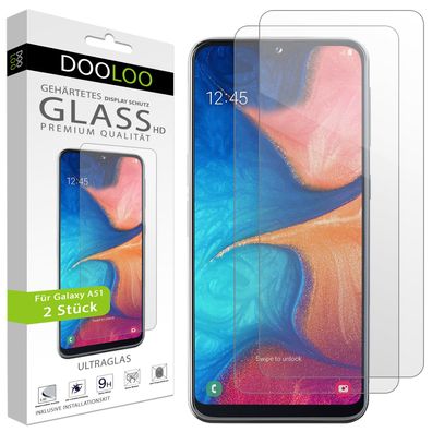 2x Samsung Galaxy A51 Panzerglas Schutzfolie Glasfolie Panzerfolie Display Folie