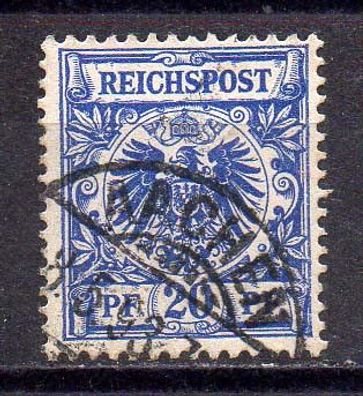 D. Reich 1889, Mi. Nr. 0048 / 48, Reichspost gestempelt Aachen 8.5.93 #04369
