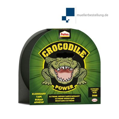 PATTEX® PCPT5 Power Tape Adventure Crocodile, schwarz. 48 mm, 30 m