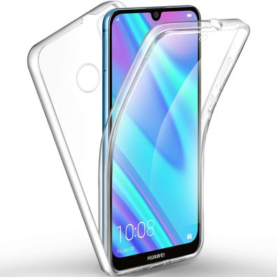 Huawei Y7 2019 / Y7 Prime 2019 Full Cover Silikon TPU 360° Transparent Cover Hülle