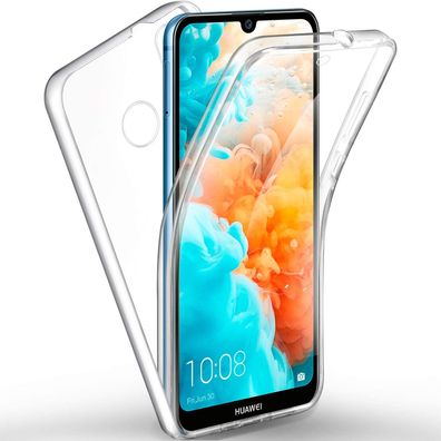 Huawei Y6 2019 / Y6 Pro 2019 Full Cover Silikon TPU 360° Transparent Schutzhülle