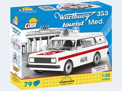 COBI Bausatz Wartburg 353 Tourist Krankenwagen