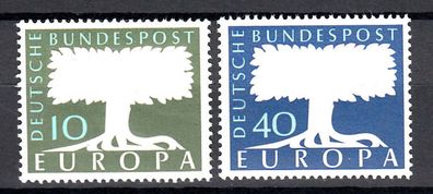 1957 Bund Europa MiNr. 268-69, postfrisch