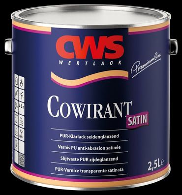 CWS Wertlack Cowirant seidenglänzend 0,75 Liter farblos