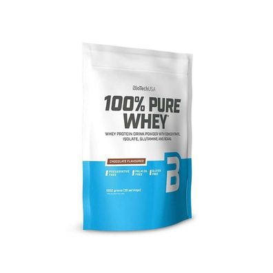 100% Pure Whey - 1000g Beutel (Biotech USA) Muskelaufbau und Diät + BONUS