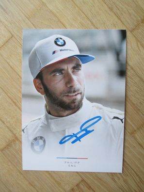 BMW Motorsport Rennfahrer Philipp Eng - handsigniertes Autogramm!!!